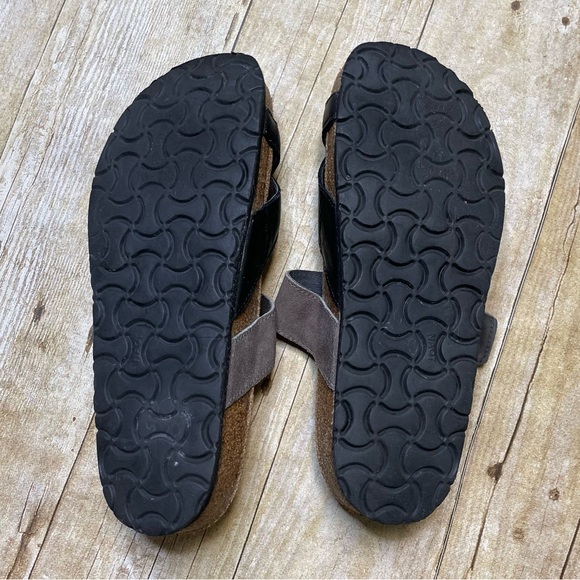 Noat Women’s Fresno Leather Sandal Adjustable Buckle Toe Loop - Picture 5 of 11